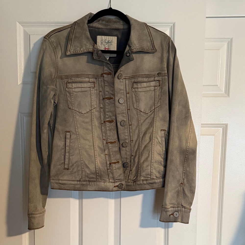 Buffalo David Bitton Gray Denim Jacket